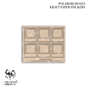 POLAROID BOXES | KRAFT PAPER