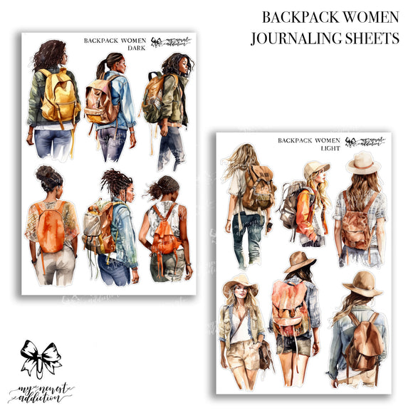 Backpack Women | Journaling Stickers