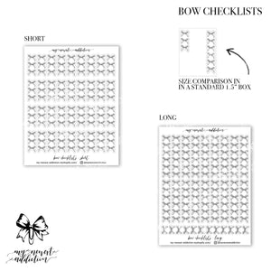 Foiled Bow Checklists