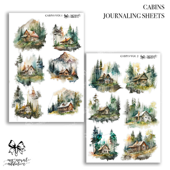 CABINS | Journaling Stickers