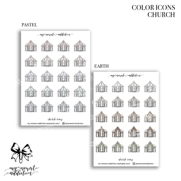 COLOR ICONS | CHURCH