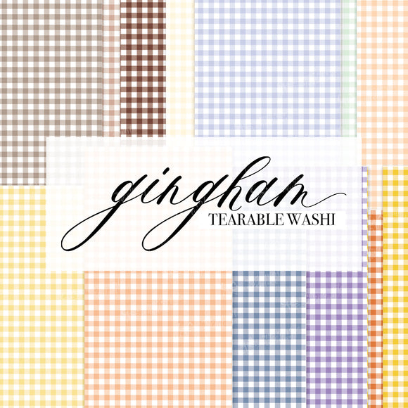 Gingham Tearable Washi