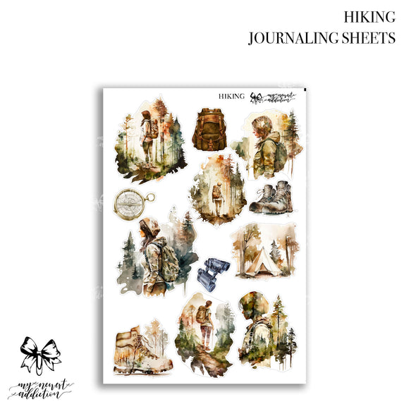 HIKING | Journaling Stickers