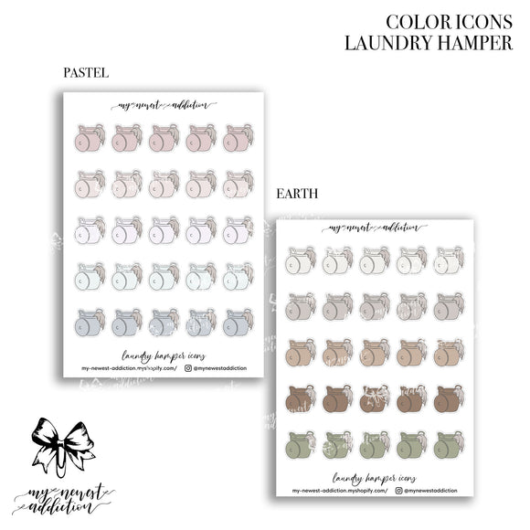 COLOR ICONS | LAUNDRY HAMPER