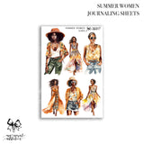 Summer Women | Journaling Stickers