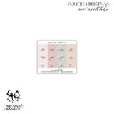 Coquette Christmas Date Covers and Tabs