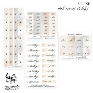 Selene Date Covers and Tabs