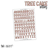 Tree Cake Letters and Numbers