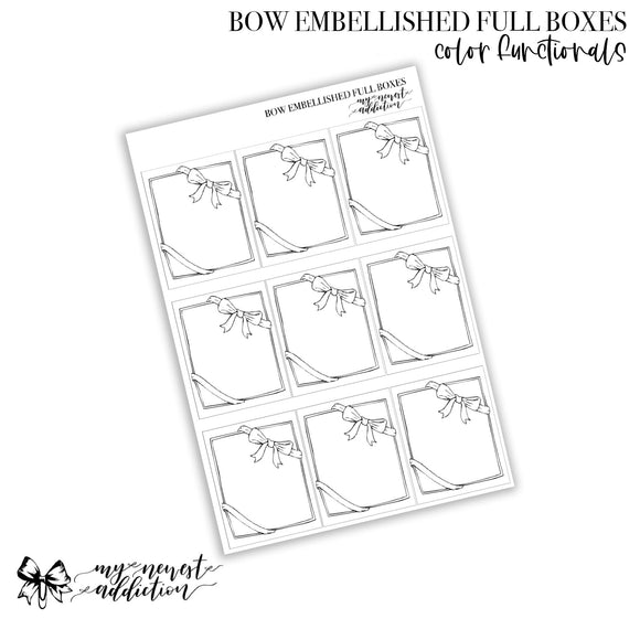 Bow Embellished Full Boxes
