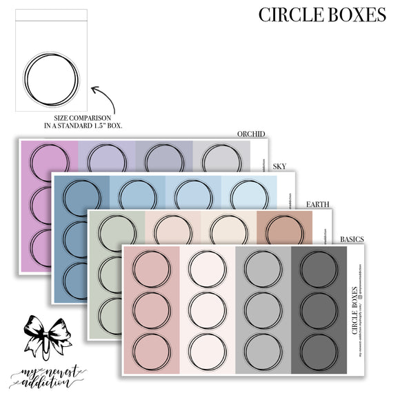 CIRCLE BOXES