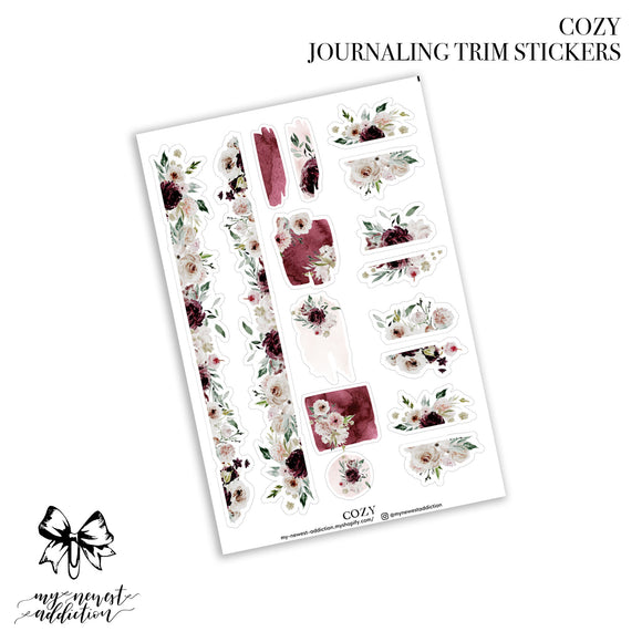 Cozy Trim Journaling Stickers
