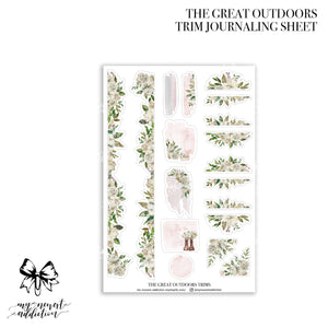 The Great Outdoors Trim Journaling Stickers