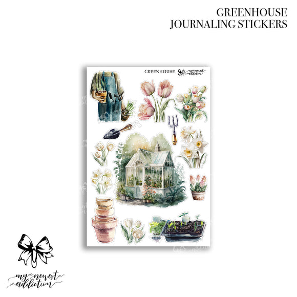 GREENHOUSE | Journaling Stickers