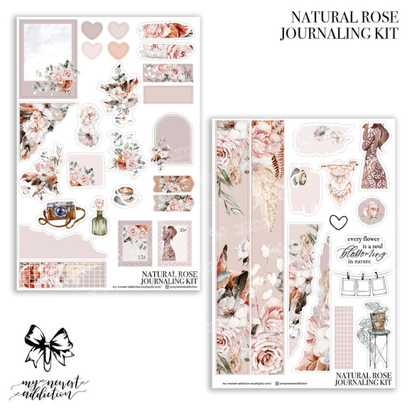 Natural Rose Journaling Kit