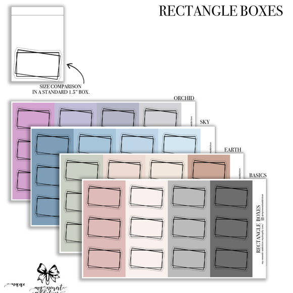 RECTANGLE BOXES