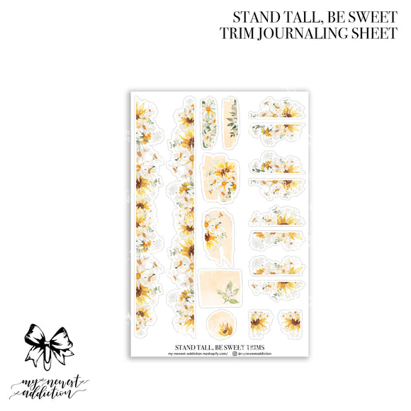 Stand Tall, Be Sweet Trim Journaling Stickers