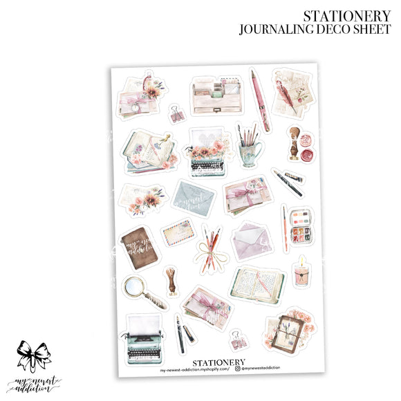 Stationery Deco Journaling Stickers