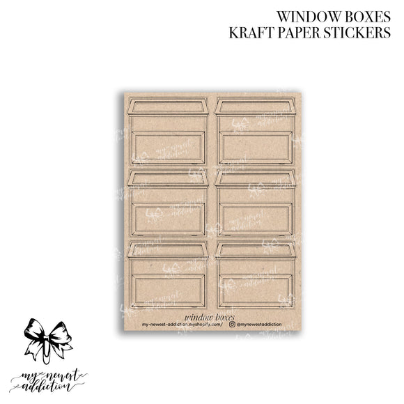 WINDOW BOXES | KRAFT PAPER