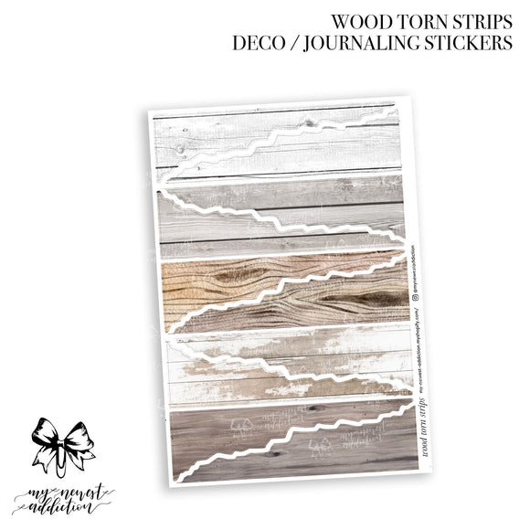 Wood Torn Strips