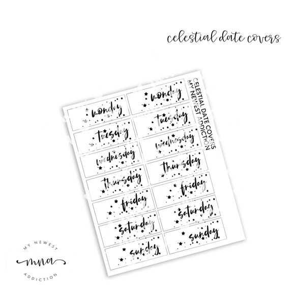 Celestial Date Covers