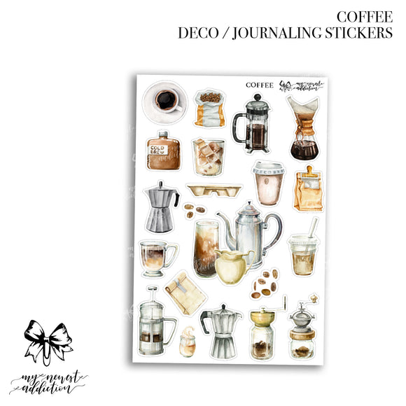 Coffee | Journaling Stickers