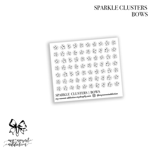 SPARKLE CLUSTERS - BOWS
