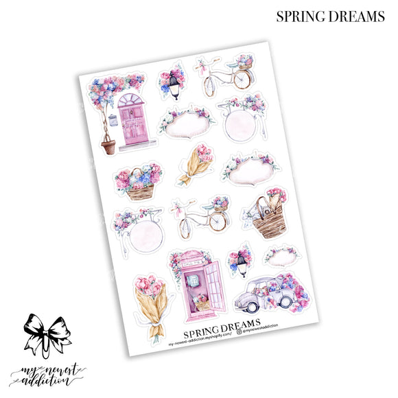 Spring Dreams Journaling Stickers
